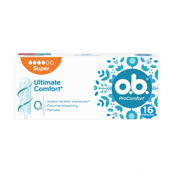 OB Pro Comfort Ταμπόν Super 16τμχ