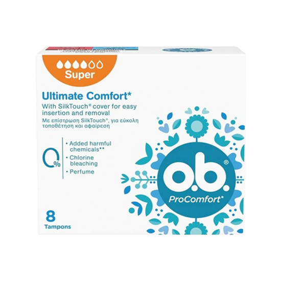 OB Pro Comfort Ταμπόν Super 8τμχ