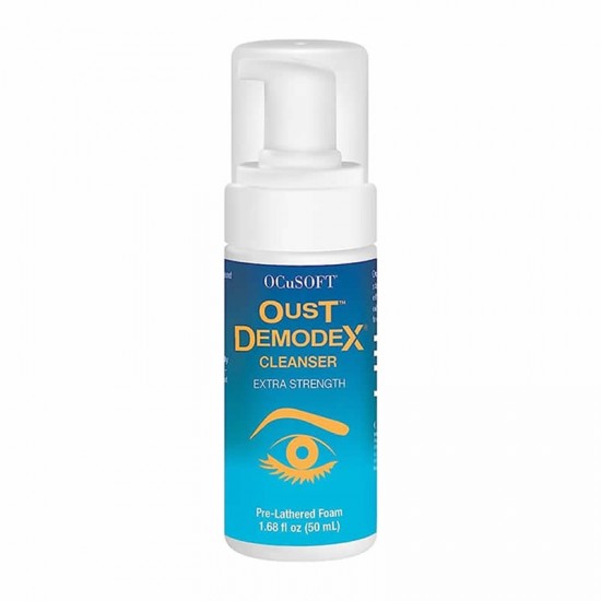 Ocusoft Oust Demodex Cleanser Extra Strength Καθαριστικό για Βλέφαρα 50ml