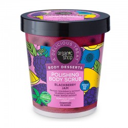 Organic Shop Body Desserts Body Scrub Blackberry Jam Μαρμελάδα Βατόμουρο Απολεπιστικό Σώματος Λείανσης με Βιολογικό Εκχύλισμα Βατόμουρου 450ml