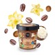 Organic Shop Body Desserts Body Scrub Vanilla Latte Τονωτικό Απολεπιστικό Σώματος με Καστανή Ζάχαρη, Βούτυρο Καριτέ & Έλαιο Καρύδας 450ml