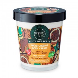 Organic Shop Body Desserts Body Cream Vanilla Whipped Cream Ενυδατική Κρέμα Σώματος Βανίλια Σαντιγύ 450ml