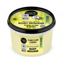 Organic Shop Body Mousse Ylang-Ylang & Neroli Αναζωογονητική Κρέμα-Μους Σώματος με Υλάνγκ-Υλάνγκ & Νερολί 250ml