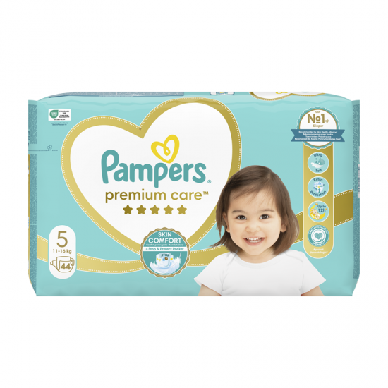 Pampers Premium Care Πάνες Μέγεθος 5 (11-16kg) 44τμχ