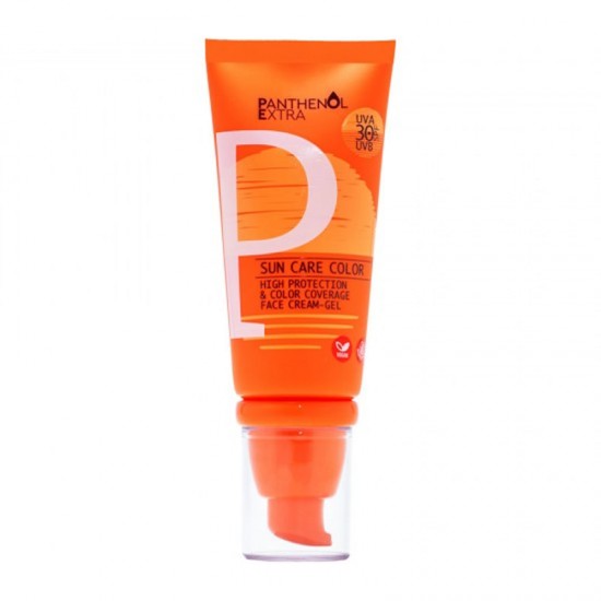 Medisei Panthenol Extra Sun Care Color Face Cream-Gel SPF30 Αντηλιακό Κρέμα-Τζελ Προσώπου με Βελούδινη Υφή & Χρώμα 50ml