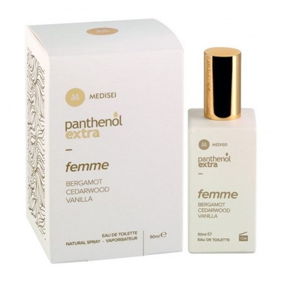 Medisei Panthenol Extra Eau de Toilette Femme Γυναικείο Άρωμα με Νότες Περγαμόντου & Πράσινων Φύλλων 50ml