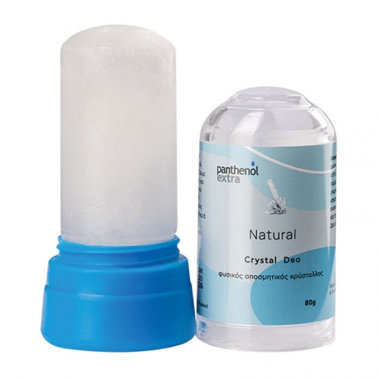 Medisei Panthenol Extra Crystal Deodorant Natural Αποσμητικό Στικ Σώματος 24ωρης Δράσης με Φυσικό Άρωμα 80g