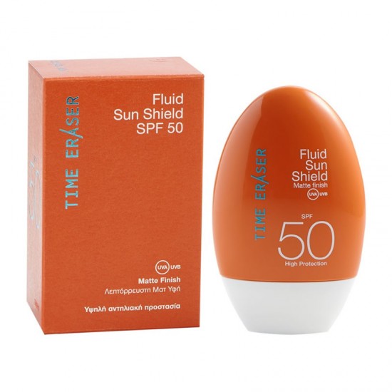 Medisei Time Eraser Fluid Sun Shield SPF50 Αντηλιακό Γαλάκτωμα Προσώπου με Λεπτόρρευστη Ματ Υφή 50ml