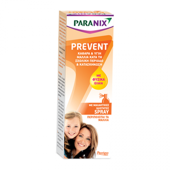 Perrigo Paranix Prevent Spray Lotion Προληπτικό Αντιφθειρικό Σπρέι 100ml