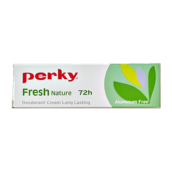 Perky Deodorant Cream Fresh Nature 72h Long Lasting Αποσμητική Κρέμα Μεγάλης Διάρκεις Χωρίς Αλουμίνιο 30ml