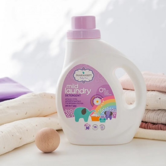 Pharmasept Baby Care Mild Laundry Detergent Απαλό Υγρό Απορρυπαντικό για Βρεφικά Ρούχα 1000ml