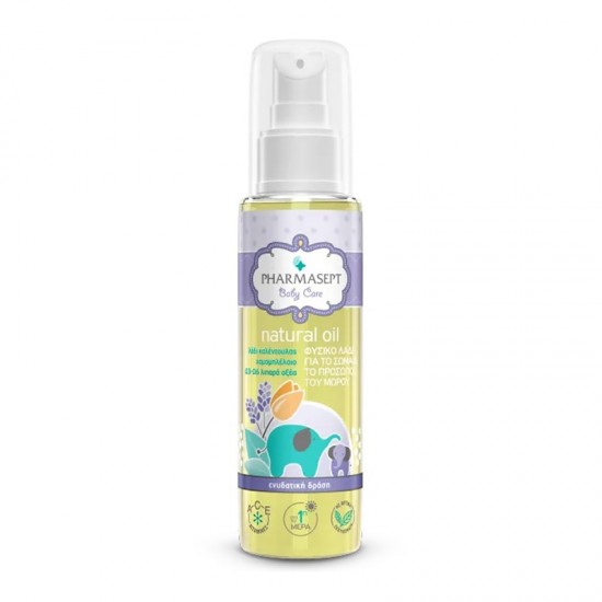 Pharmasept Baby Care Natural Oil Βρεφικό λάδι με 100% Φυσικά Έλαια & Βιταμίνες 100ml