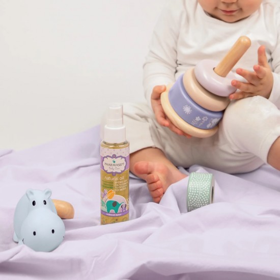 Pharmasept Baby Care Natural Oil Βρεφικό λάδι με 100% Φυσικά Έλαια & Βιταμίνες 100ml