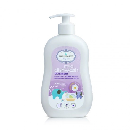 Pharmasept Baby Care Mild Dishwash Detergent Απαλό Υγρό Απορρυπαντικό για Βρεφικά Σκεύη & Μπιμπερό 400ml
