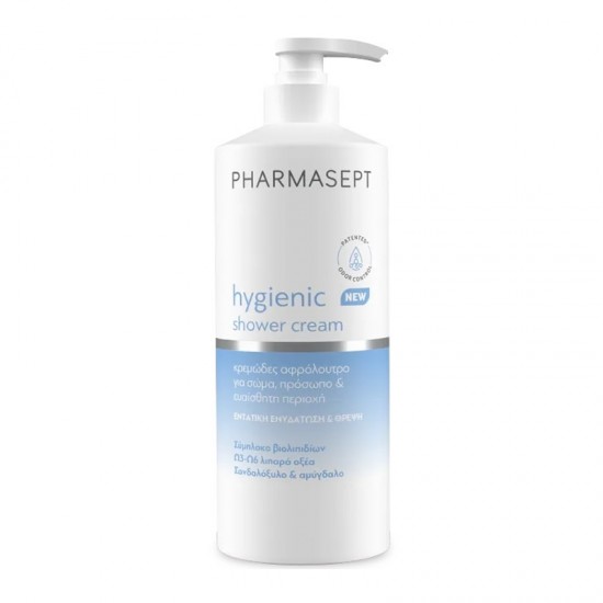 Pharmasept Hygienic Shower Cream Κρεμώδες Αφρόλουτρο Καθημερινής Χρήσης για Σώμα, Πρόσωπο & Ευαίσθητη Περιοχή 500ml