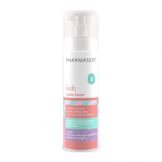 Pharmasept Kids Intim Foam Απαλός Παιδικός Αφρός Καθαρισμού της Ευαίσθητης Περιοχής 200ml