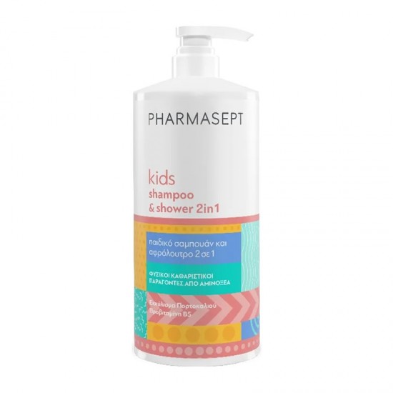 Pharmasept Kids Shampoo & Shower 2in1 Παιδικό Σαμπουάν & Αφρόλουτρο 2 σε 1 1000ml