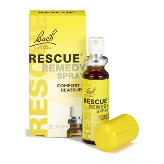 Bach Rescue Remedy Spray 20ml - Ανθοϊάματα σε Aλκοολικό Διάλυμα Σταφυλιού