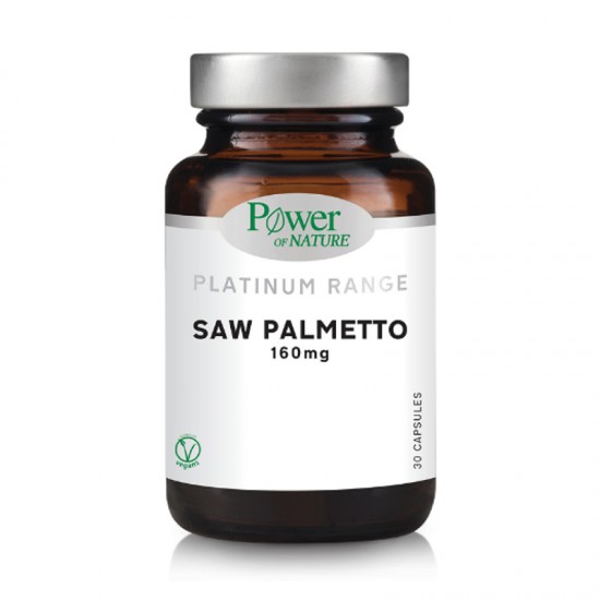 Power Health Platinum Saw Palmetto 160mg Συμπλήρωμα με Σερενόα για τον Προστάτη 30 Κάψουλες