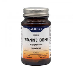 Quest Vitamin C 1000mg Timed Release Συμπλήρωμα Βιταμίνης C Ελεγχόμενης Αποδέσμευσης με Βιοφλαβονοειδή 30 Ταμπλέτες