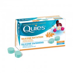 Quies Silicone Earplugs for Swimming Kids Ωτοασπίδες Σιλικόνης Παιδικές για Κολύμπι 3 Ζευγάρια