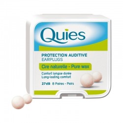 Quies Pure Wax Earplugs Ωτοασπίδες Κεριού 8 Ζευγάρια