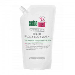Sebamed Liquid Face & Body Wash Refill Ήπιο Καθαριστικό Προσώπου & Σώματος για Ευαίσθητη & Προβληματική Επιδερμίδα 1000ml