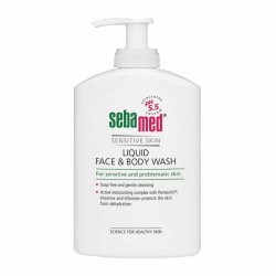 Sebamed Liquid Face & Body Wash Ήπιο Καθαριστικό Προσώπου & Σώματος για Ευαίσθητη & Προβληματική Επιδερμίδα 300ml