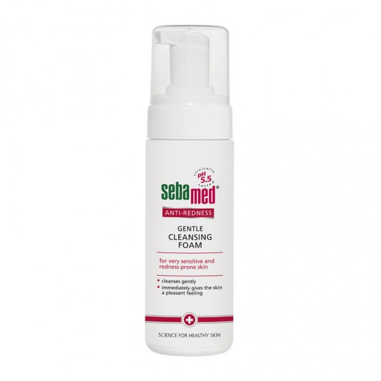 Sebamed Anti-Redness Cleansing Foam Απαλός Αφρός Καθαρισμού Προσώπου για Πολύ Ευαίσθητο Δέρμα κατά της Ερυθρότητας 150ml