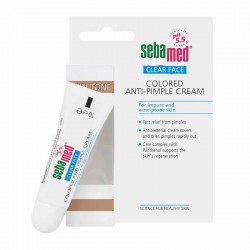 Sebamed Clear Face Colored Anti-Pimple Cream Κρέμα Προσώπου με Χρώμα Τοπικής Εφαρμογής σε Σπυράκια για Λιπαρό Δέρμα με Τάση Ακμής 10ml