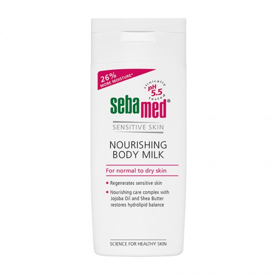 Sebamed Sensitive Skin Nourishing Body Milk Ενυδατικό Γαλάκτωμα Σώματος για Κανονική προς Ξηρή Επιδερμίδα 200ml