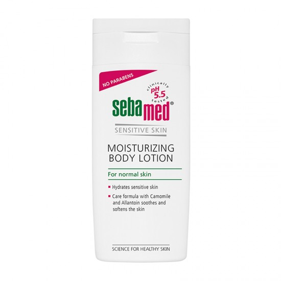 Sebamed Sensitive Skin Moisturizing Body Lotion Ενυδατική & Καταπραϋντική Λοσιόν Σώματος για Κανονική Επιδερμίδα 200ml