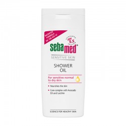 Sebamed Sensitive Skin Shower Oil Λάδι Καθαρισμού Σώματος για Ευαίσθητη Κανονική προς Ξηρή Επιδερμίδα 200ml