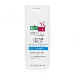 Sebamed Sensitive Skin Shower Cream Κρέμα Καθαρισμού Σώματος για Ευαίσθητη Κανονική προς Ξηρή Επιδερμίδα 200ml