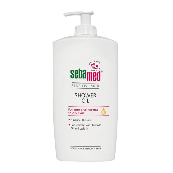 Sebamed Sensitive Skin Shower Oil Λάδι Καθαρισμού Σώματος για Ευαίσθητη Κανονική προς Ξηρή Επιδερμίδα 500ml