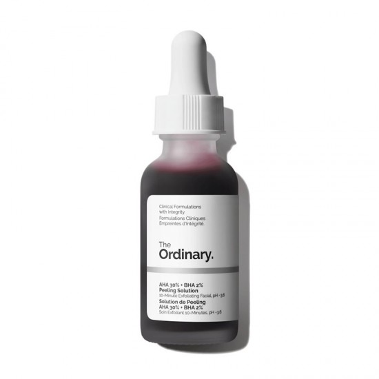 The Ordinary AHA 30% + BHA 2% Peeling Solution Απολεπιστικός Ορός Προσώπου 30ml