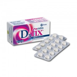 Uni-Pharma D3 Fix Extra 2000IU  Συμπλήρωμα Διατροφής με Βιταμίνη D3 για Ενίσχυση Ανοσοποιητικού και Οργανισμού 60 Δισκία