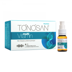 Uni-Pharma Tonosan Multivitamin Συμπλήρωμα Πολυβιταμινών 15ml x 15 Φιαλίδια μίας Δόσης
