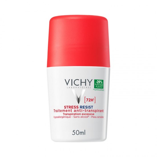 Vichy Deodorant Roll-On 72h Stress Resist Αποσμητικό Ρολό με 72ωρη Προστασία & Εντατική Αποσμητική Δράση 50ml