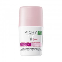 Vichy Deodorant Roll-On 48h Beauty Anti-Persistant Αποσμητικό Ρολό με 48ωρη Προστασία κατά της Εφίδρωσης για Γυναίκες με Ευαίσθητο Δέρμα 50ml