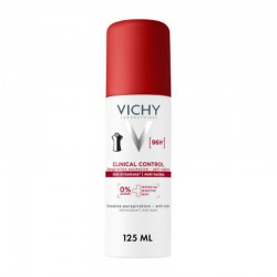 Vichy Deodorant Clinical Control 96h Spray Αποσμητικό Σπρέι κατά των Οσμών, Ερεθισμών & Λεκέδων 125ml
