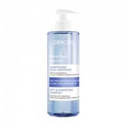 Vichy Dercos Mineral Soft Shampoo Σαμπουάν Καθημερινό για Όλη την Οικογένεια 400ml