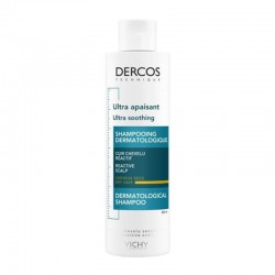 Vichy Dercos Ultra Soothing Shampoo Dry Hair Σαμπουάν για Ευαίσθητα & Ξηρά Μαλλιά 200ml