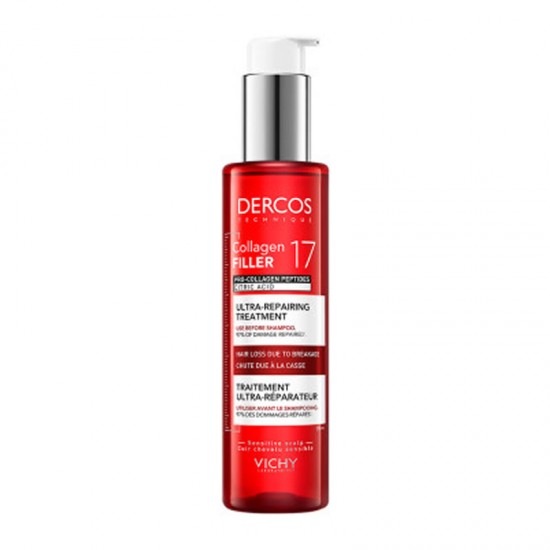 Vichy Dercos Collagen Filler 17 Pre-Shampoo Υπερ-Επανορθωτικό Προ-Σαμπουάν 125ml