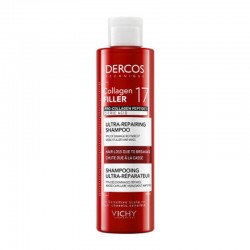 Vichy Dercos Collagen Filler 17 Ultra-Repairing Shampoo Υπερ-Επανορθωτικό Σαμπουάν 200ml
