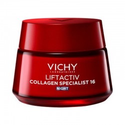 Vichy Liftactiv Collagen Specialist 16 Αντιγηραντική Κρέμα Νύχτας Ενίσχυσης Κολλαγόνου & Διόρθωσης 16 Σημαδιών Γήρανσης 50ml