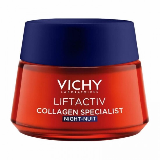 Vichy Liftactiv Collagen Specialist Αντιγηραντική Κρέμα Νύχτας για Αναπλήρωση του Κολλαγόνου της Επιδερμίδας 50ml