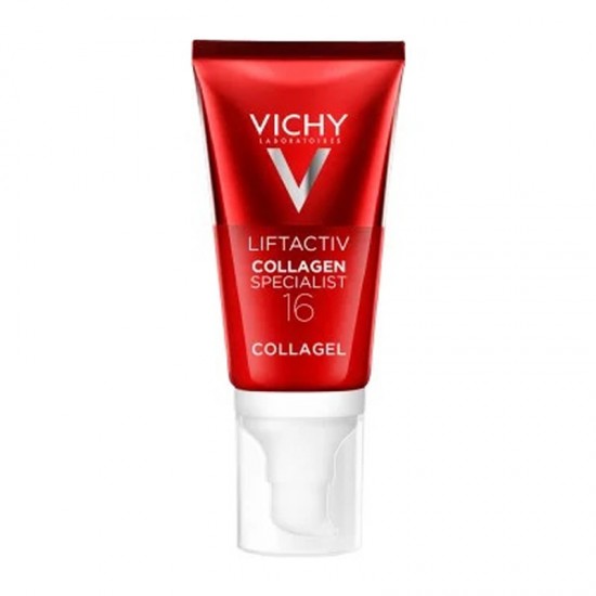 Vichy Liftactiv Collagen Specialist 16 Glow Boosting Gel Collagel Τζελ Προσώπου Ενίσχυσης Κολλαγόνου & Διόρθωσης 16 Σημαδιών Γήρανσης 50ml