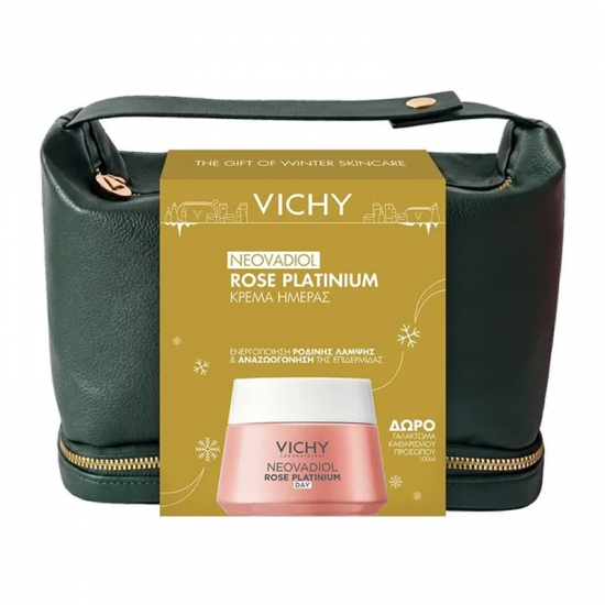 Vichy Neovadiol Rose Platinium Αντιγηραντική Κρέμα Ημέρας με Κερί Μέλλισας για Ώριμη & Θαμπή Επιδερμίδα 50ml + ΔΩΡΟ Purete Thermale 3in1 Cleanser 100ml