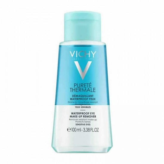 Vichy Purete Thermale Waterproof Make-Up Remover Sensitive Skin & Eyes Ντεμακιγιάζ Ματιών για Αδιάβροχο Μακιγιάζ 100ml